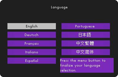 User Controls Computer / Video mode Language Language You can display the multilingual OSD menu.