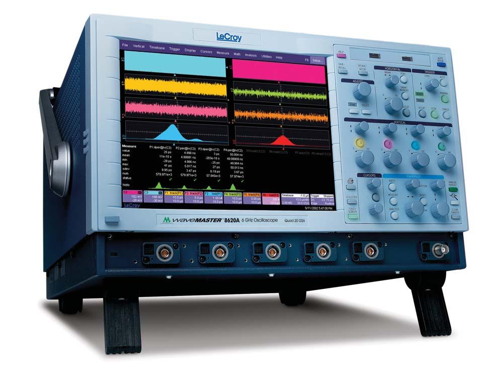 It s All About Performance The LeCroy WaveMaster 8000A Series oscilloscope offers a unique combi nation of high bandwidth, fast sampling speeds, and long memory capture, ideal for digital and