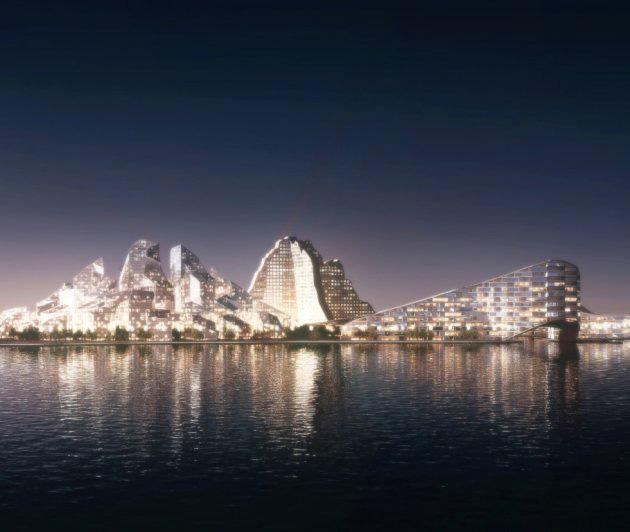 According to the architect of the project and the former partner of BIG, Bjarke Ingels, the resulting # shaped structure will definitively alter the Seoul skyline and signal a radical departure from