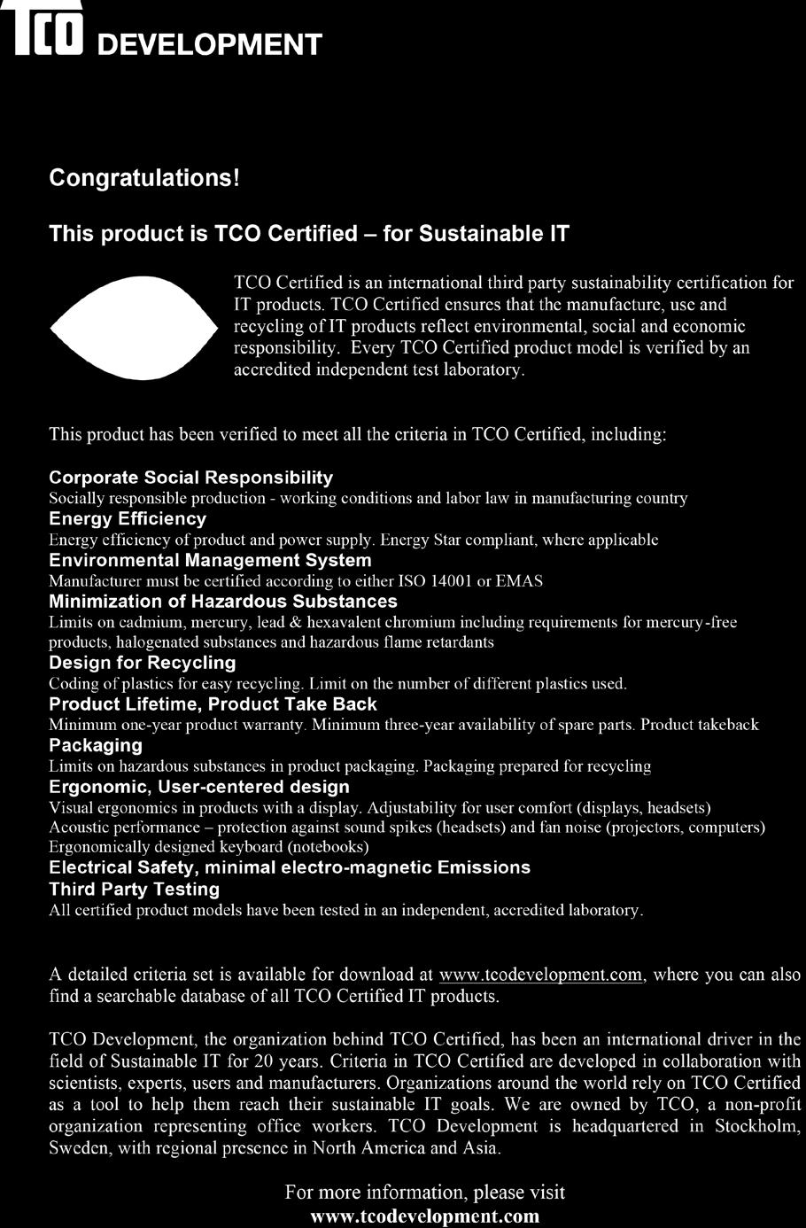 TCO DOCUMENT (FOR