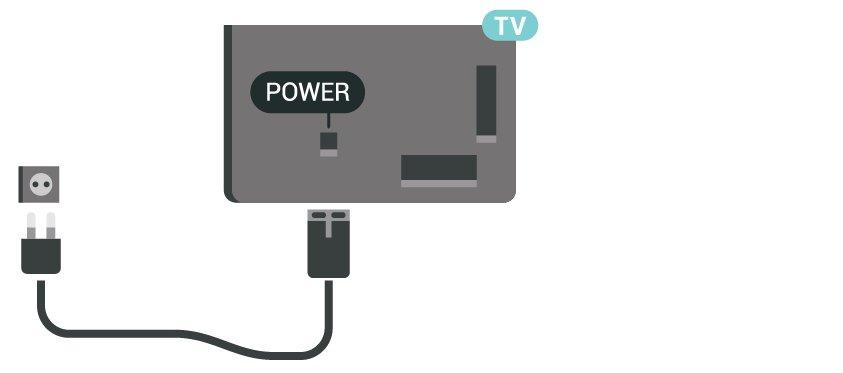 Although this TV has a very low standby power consumption, unplug the power cable to save energy if you do not use