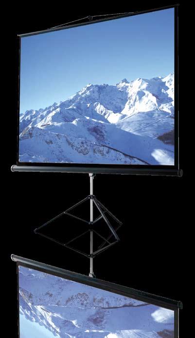 ORION KING PROJECTION SCREENS Legenda Ratio Screen size (x) Viewing size / inches (x/) Viewing size (x) on tripod, with antikeystone effect system PROJECTION Code Total screen