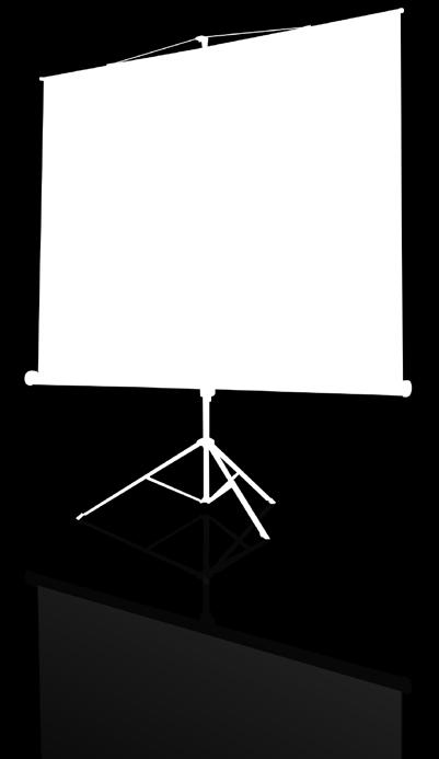 ith their reliable mechanical retraction, wide and sturdy tripod and painted steel housing, the ORION KING screens are suitable for use in commercial environments, hotels,
