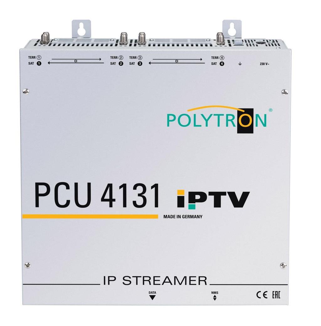 PCU 4131 IP Streamer User