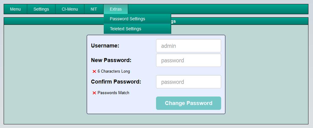 The serial number is displayed on the Overview window: Should the password be lost or forgotten, we are happy to help with the general password reset.