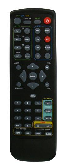 RS485 Remote Controller Before device control, please set the RS485 setup. Press RS485 set button in to RS485 menu.