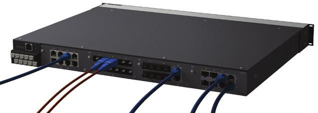Industry-specific Ethernet Switches Ordering Information Step 1: Select Ethernet switch system Step 2: Select interface modules PT-7728-PTP with power supply PM-7200 modules (Gigabit or Fast