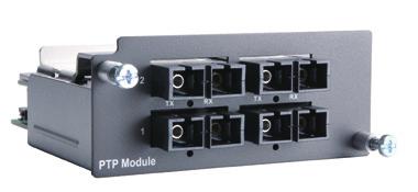 Industry-specific Ethernet Switches PM-7200 Series Gigabit and Fast Ethernet modules for PT and IKS series rackmount Ethernet switches Specifications Gigabit Ethernet