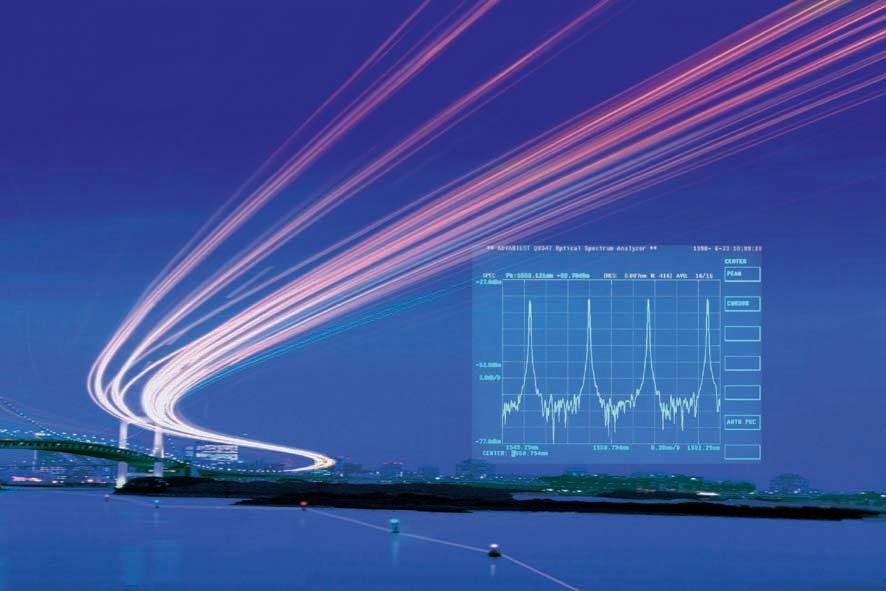 Q8347 Optical Spectrum Analyzer Evaluates Optical Narrow-Band-Pass
