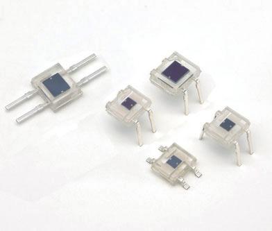 , etc. Photodiodes molded into clear plastic packages These are Si photodiodes molded into clear plastic packages.