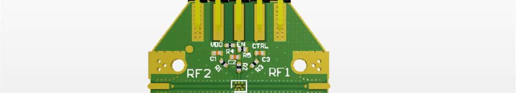 Part Number Printed Circuit Board Qorvo QPC1022-411(B) U1 QPC1022 Switch, QFN pkg.
