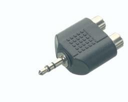 10 EDP-No. 41097 Adapter, stereo plug 3.5 mm <-> socket 2.5 mm - To adapt a 2.5 mm plug to a 3.5 mm socket Audio 5/57-N 0.