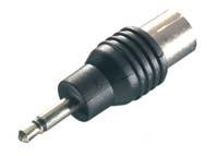 5 to 7.5 mm 8/46-N 1 piece ctn qty. 5 EDP-No.43012 8/46-N 1 piece ctn qty. 5 EDP-No.43012 Metal coax socket -> Coax lead 4.