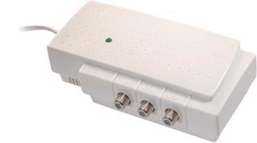frequency range: 5 30 MHz - Amplification: 10 db per output - LED for function display - Connections: F sockets - Incl.