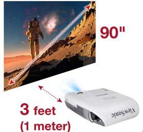 Supporting 2 x VGA, Composite Video, S-Video, 1 x VGA output, Audio in/out, Mini USB and RS232, this projector has flexible connectivity with analog-based equipment, providing compatibility with