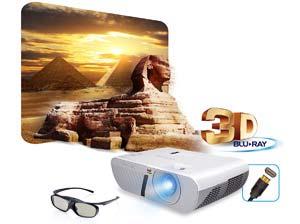 3D Blu-ray Ready HDMI Equipped with the latest HDMI, this projector can display 3D images directly from 3D Blu-ray players perfect for connecting to any HDMI-enabled devices such as PCs, laptops,