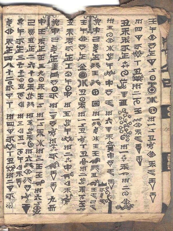 Fig. 1: A 16 th century Sui manuscript Zérì lìsuàn shū 擇日曆算書