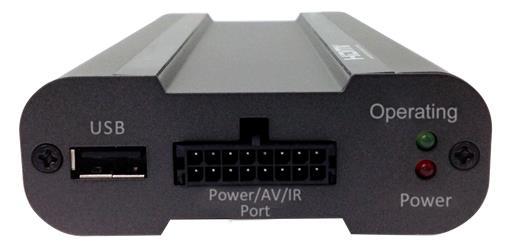 I.2 Unit Description Front Side (1) USB (2) Power/IR (3) Power (4) Operating (1) USB port: for software upgrade.