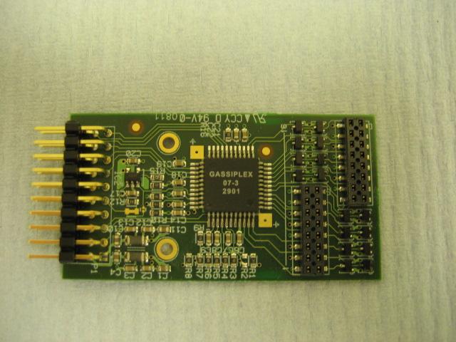 Gas16 board developed @ DL Connections Existing to ASICs the chips : Gassiplex Connections to the FADC (Gas16) board PPAC board 3 cm
