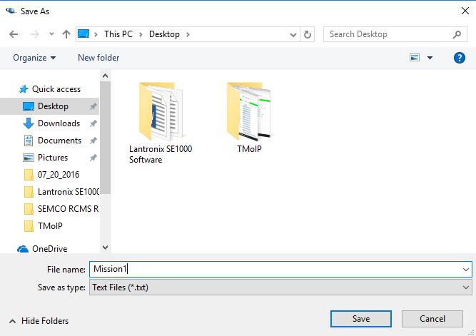 The file then populates the window under Selected File as shown.