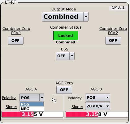 5.1.7 Combiner AGC Slope and Polarity Figure 5-10 Combiner Zero Feature on Touch Screens The Combiner AGC Settings