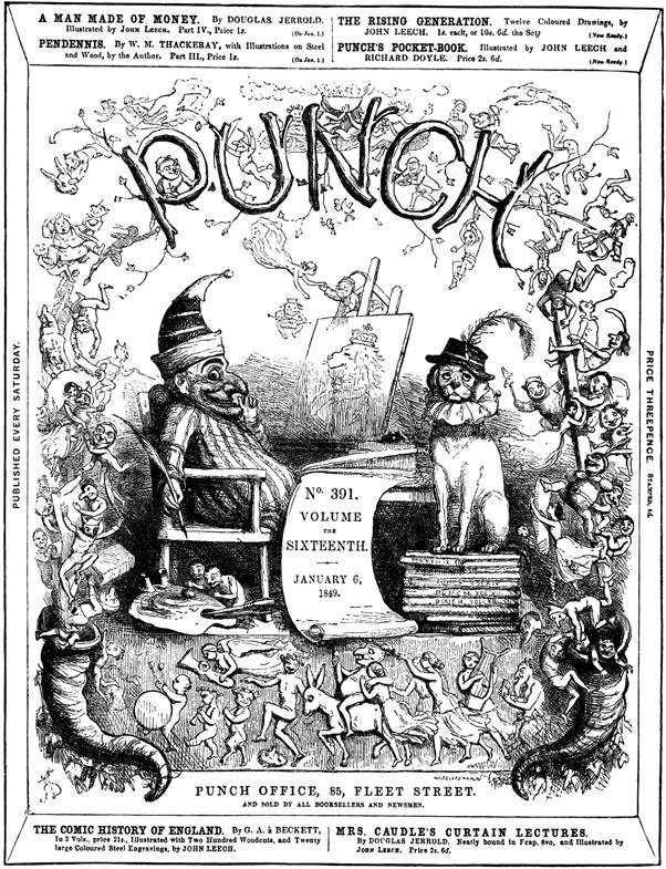 Crossing Boundaries: Punch and the Marathi Weekly Hindu Pañca (1870 1909) 161 Fig. 3 Title page of Punch, vol.