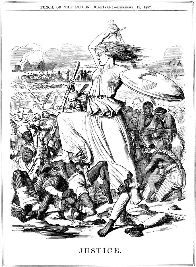 170 R.G. Khanduri Fig. 2 John Tenniel, Justice. Punch, vol. 63, 12 September 1857, 109 The last number of Punch presents us with a wonderful cartoon.