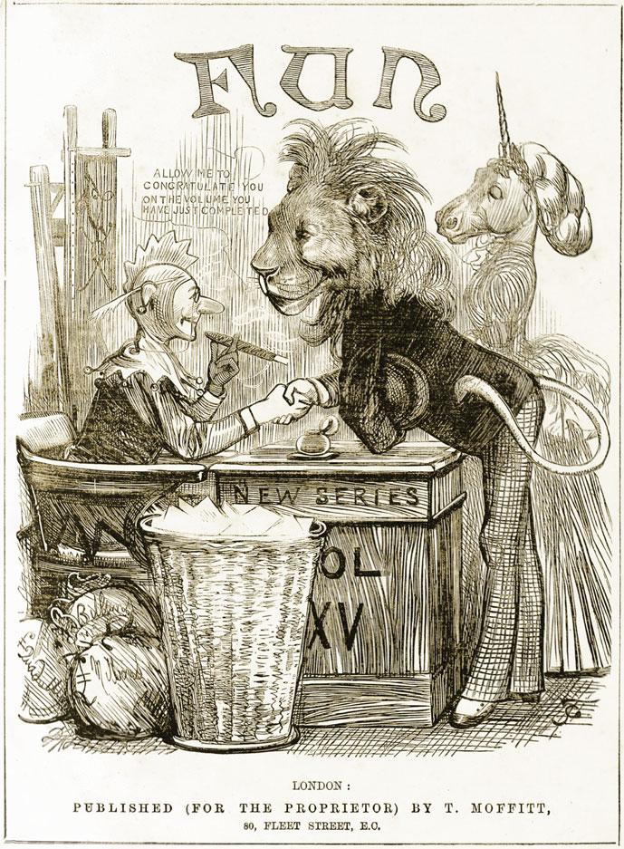 The Presence of Punch in the Nineteenth Century 41 Fig. 15 Title page of Fun new series, vol.