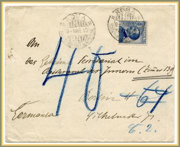 1. Barred Circle Device (IIA.S1A) 1910 Although mail on Institute business was likely sent between 1906 and 1910, no record of such has been found to date.
