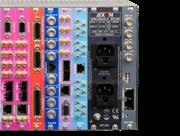 19 rack frames: 8 and 18 slots Rack controllers Dimensions SFR08 SFR08 SFR18 The SFR08 and SFR18 are the generic module holders for the