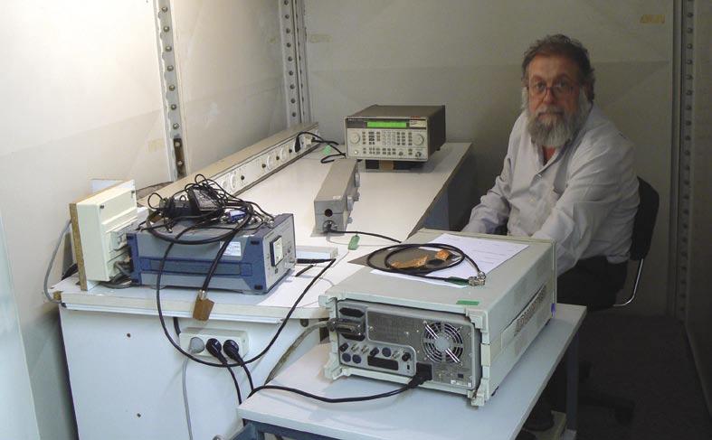 analyzers and the broadcast side with our signal processors for controlling the signals that were produced.