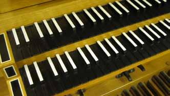 We also offer wood filled keyboards that would be found on a traditional pipe organ.