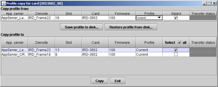 3.4.10 The Factory/Presets panel This panel provides resources for saving, restoring and transferring the configuration settings of this IRD-3802.