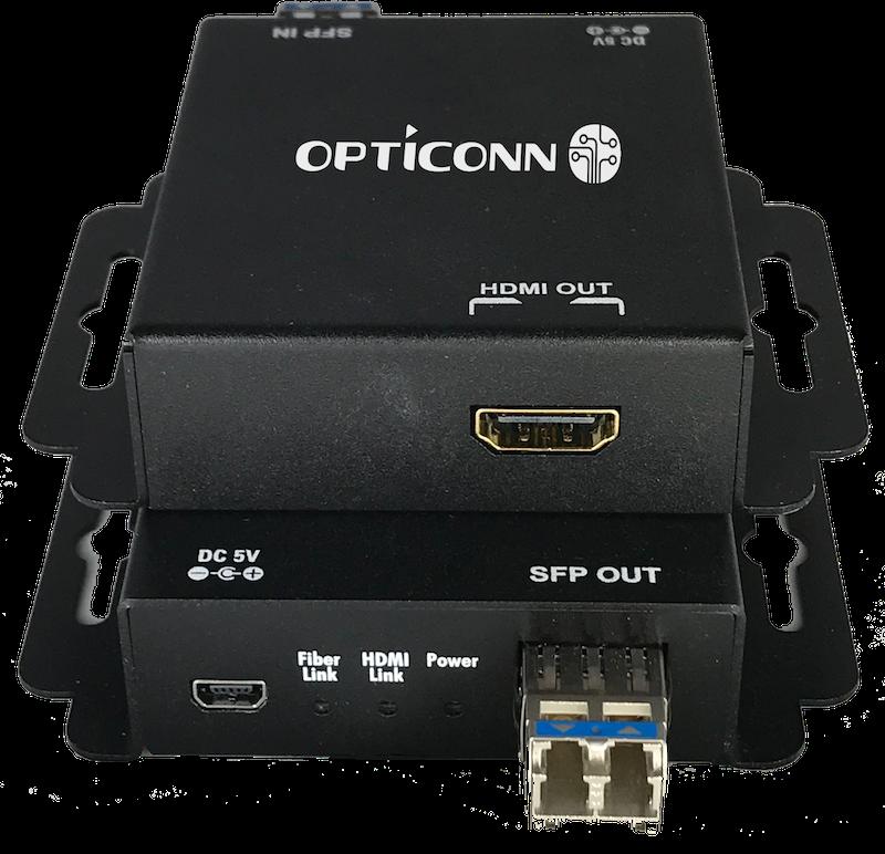 03 OTR-1100 The OTR-1100 is a compact, powerful fiber optic extender pair capable of extending high resolution video up to HDMI 2.