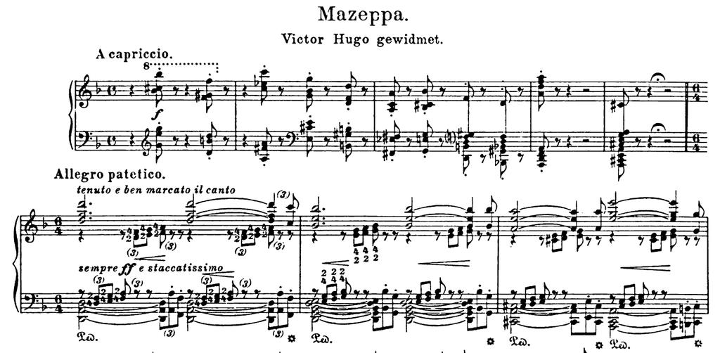 (III version) Mazeppa 1849. (S.