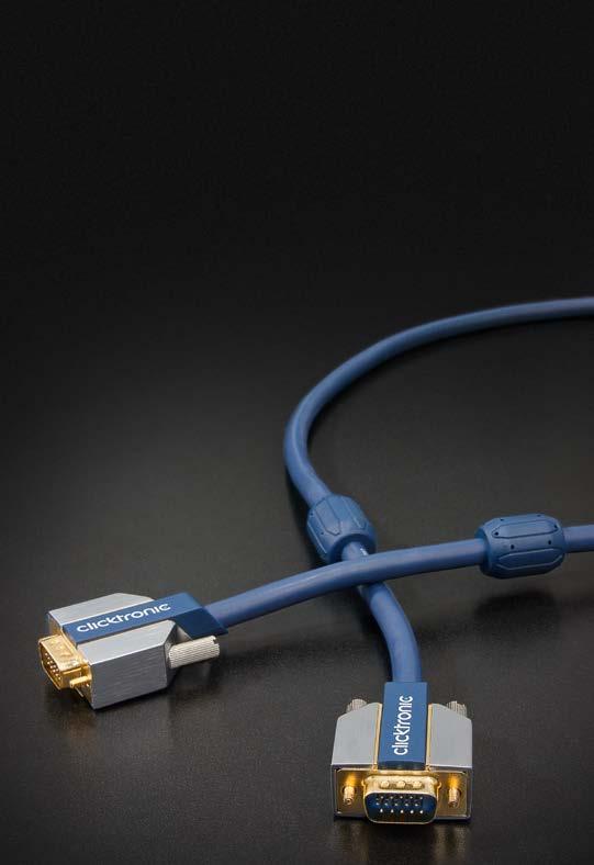 VGA The good old VGA cable allows presentation and multimedia applications in the highest possible quality.