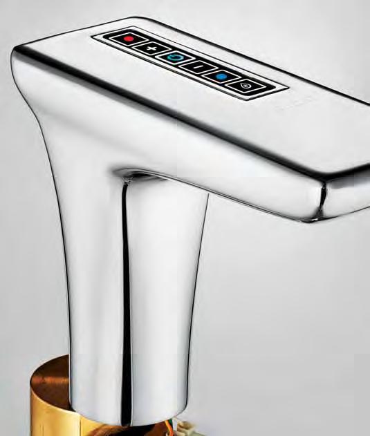Electra Series representing the digital use in Faucet Industry is a