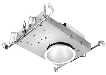 control within 3-step MacAdam Ellipses, ensuring efficient and quality lighting solutions for both standard- and high-ceiling applications 6" A6VOFLED Open Downlight A6VEFLED Lensed Downlight