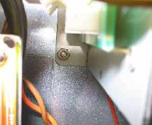 2. To mount the bottom of the RFID module, use a Hexagon Nut (part MT300522) to secure it to the