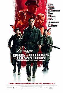 Inglourious Basterds (2009) AUDIENCE 87 liked it Average Rating: 3.9/5 User Ratings: 761,324 Movie Info Theatrical release poster (Wikipedia) TOMATOMETER All Critics 89 Average Rating: 7.