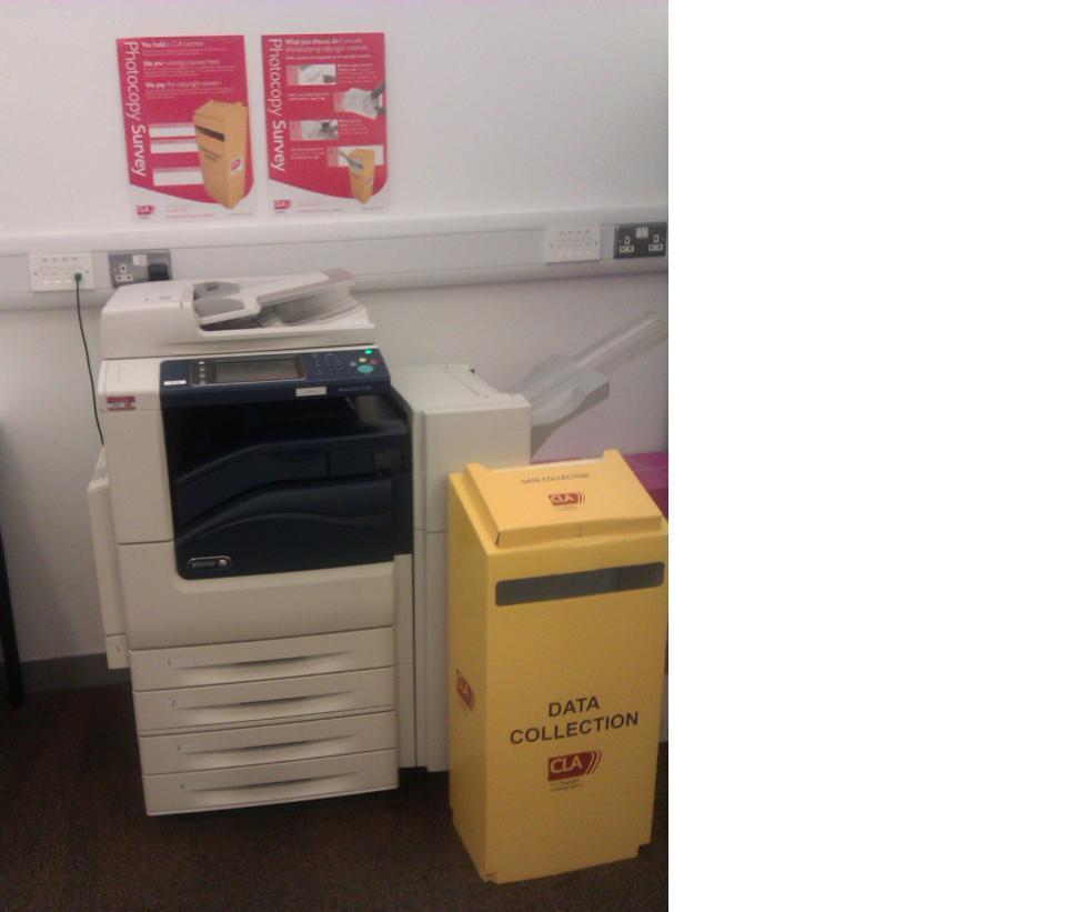 Photocopying Data Collection Point Including: Collection