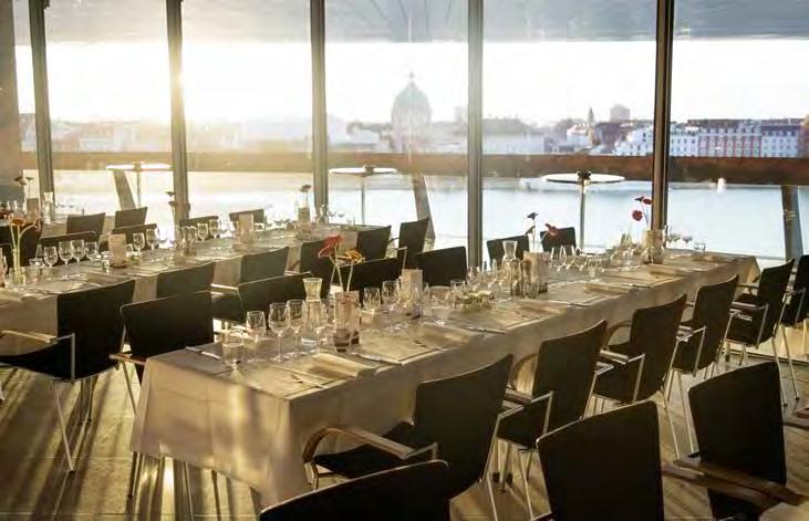 The Restaurant Located at the top of the Opera House foyer and with