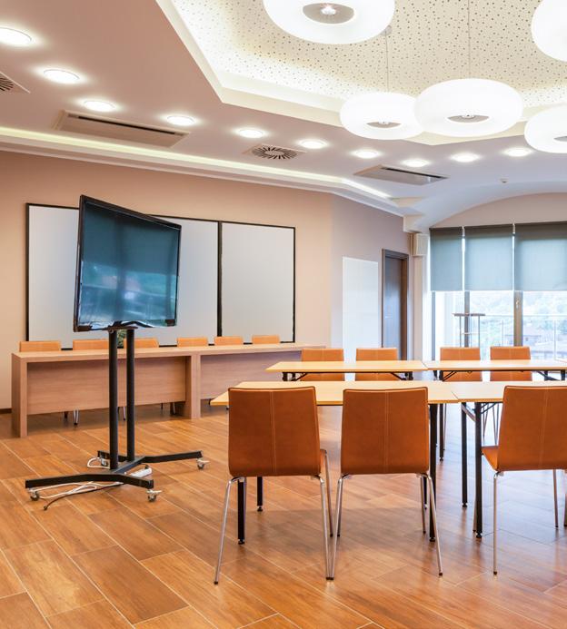 Presentation Space Small meeting spaces in student unions and department offices need AV systems as do classrooms. These areas benefit greatly from the ability to share content on a screen.