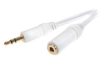 gold plated contacts - Single shielded - Stereo I5/48 1.8 m ctn qty. 5 EDP-No. 23002 Connection 3.5 mm 3.5 mm plug <-> 3.