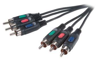 42033 Y adapter RCA RCA plugs <-> 2x RCA sockets - For connection of equipment with RCA sockets - This adapter enables the signal to be distributed to two equipments 9/133-N 2.0 m ctn qty. 5 EDP-No.