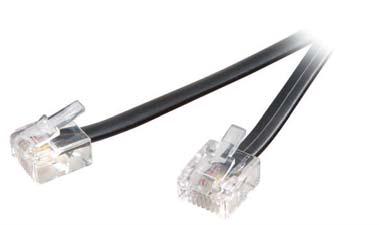 45048 ISDN connection lead, black - Fully connected - For connection of ISDN terminal equipments to ISDN connection sockets with RJ45 socket - The leads are 8 strand 1:1 connection and are therefore
