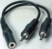 0 m ctn qty. 5 EDP-No. 06818 Audio connection lead 2 x RCA plug <-> 3.