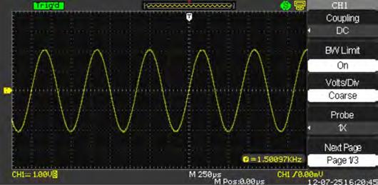The oscilloscope is acquiring pre-trigger data. All triggers are ignored in this state. Ready. All pre-trigger data has been acquired and the oscilloscope is ready to accept a trigger. Trig d.