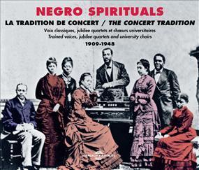 Negro Spirituals: The Concert Tradition, 1909-1948 (1999) Frémeaux & Associés FA 168 CD, selections by sopranos Ellabelle Davis and Dorothy Maynor, contraltos Marian Anderson