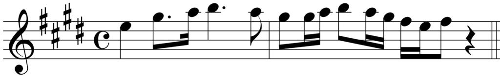 30. C. The third between ^1 to ^3? # # # ## DEBENEDETTI: CONTEXTUAL MELODIC DICTATIONS, SET TWO.. 31. Vivaldi: Violin Concerto Op. 3 No. 12, Movement 2. Four clicks establish the beat.